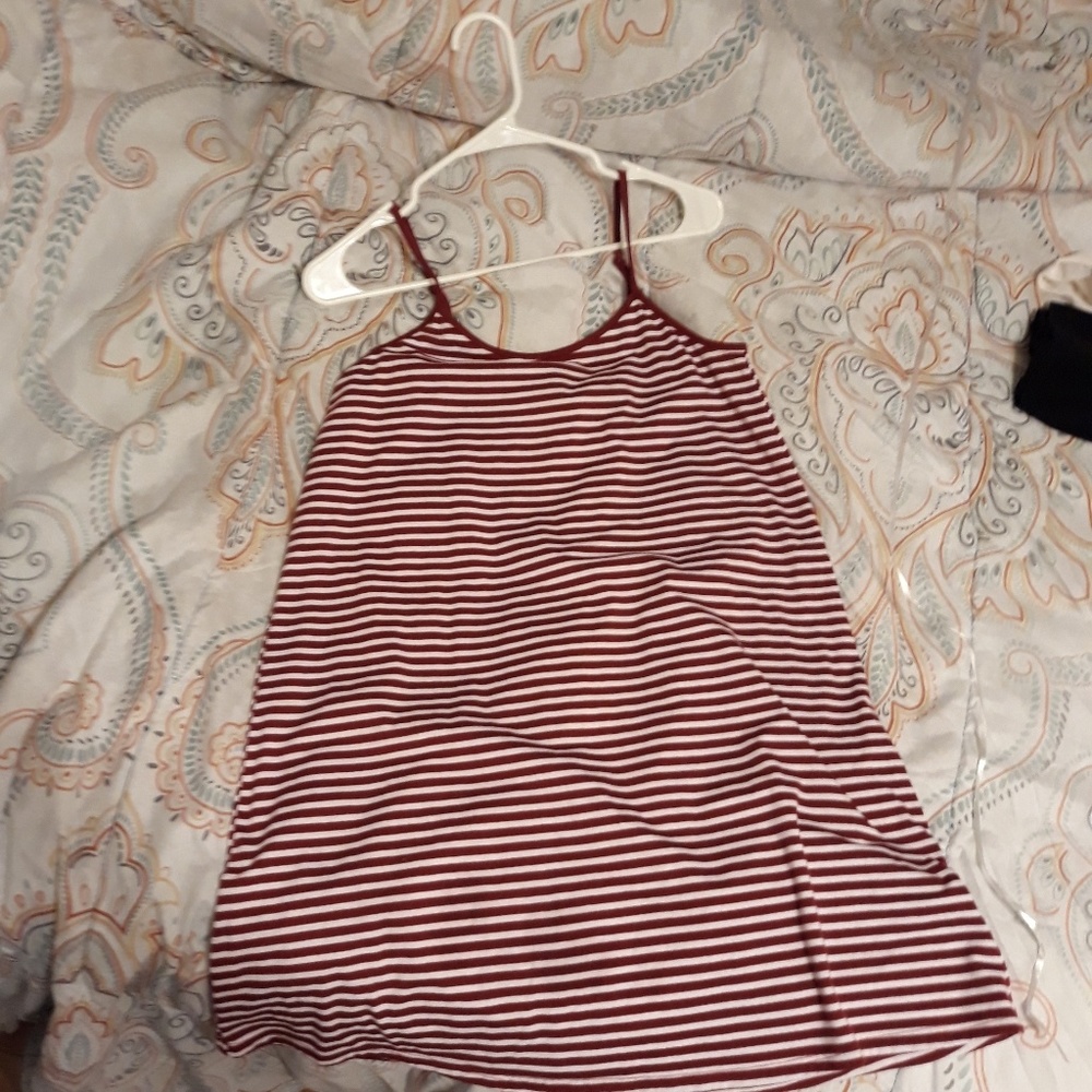 White and red dress